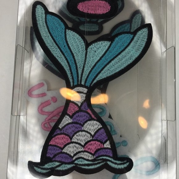 Blue Moon Studio NWT wall art mermaid 8 patches. - Picture 4 of 7